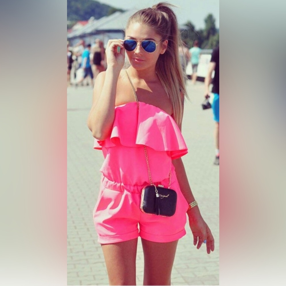 Pink romper